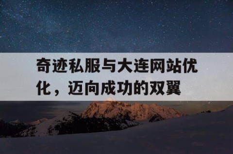 奇迹私服与大连网站优化，迈向成功的双翼