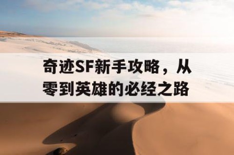 奇迹SF新手攻略，从零到英雄的必经之路