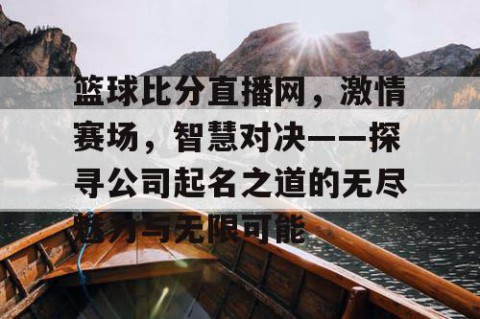 篮球比分直播网，激情赛场，智慧对决——探寻公司起名之道的无尽魅力与无限可能