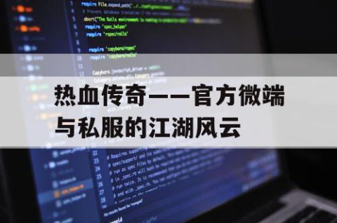 热血传奇——官方微端与私服的江湖风云