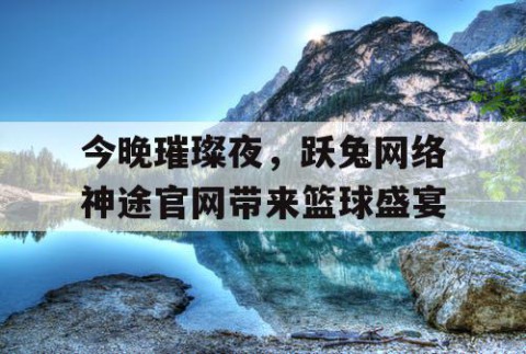 今晚璀璨夜，跃兔网络神途官网带来篮球盛宴