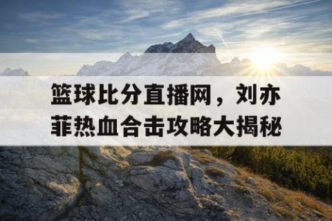 篮球比分直播网,刘亦菲热血合击攻略大揭秘