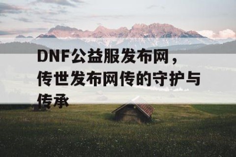DNF公益服发布网，传世发布网传的守护与传承