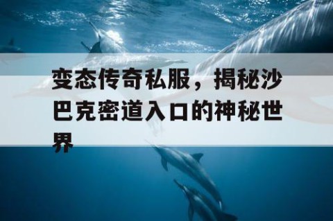 变态传奇私服，揭秘沙巴克密道入口的神秘世界