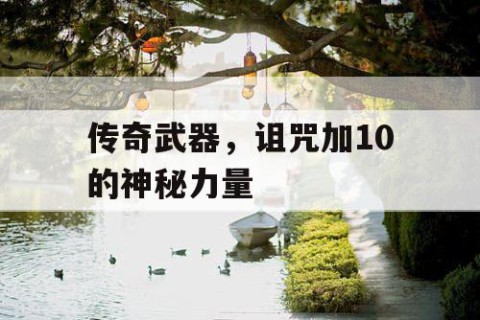 传奇武器，诅咒加10的神秘力量