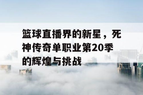 篮球直播界的新星，死神传奇单职业第20季的辉煌与挑战