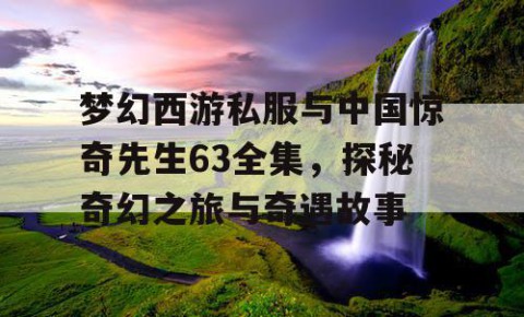梦幻西游私服与中国惊奇先生63全集，探秘奇幻之旅与奇遇故事