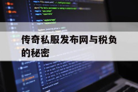 传奇私服发布网与税负的秘密