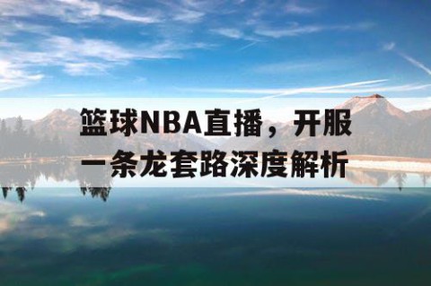 篮球NBA直播,开服一条龙套路深度解析