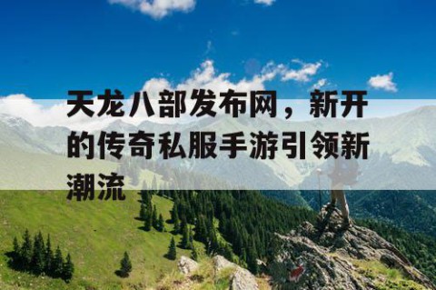 天龙八部发布网，新开的传奇私服手游引领新潮流