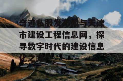 奇迹私服发布网与天津市建设工程信息网，探寻数字时代的建设信息化之路