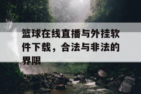 篮球在线直播与外挂软件下载，合法与非法的界限