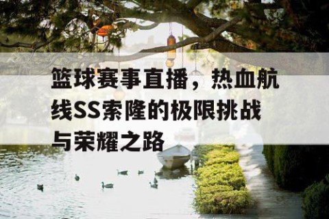 篮球赛事直播，热血航线SS索隆的极限挑战与荣耀之路