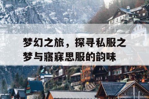 梦幻之旅，探寻私服之梦与寤寐思服的韵味