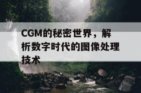 CGM的秘密世界，解析数字时代的图像处理技术