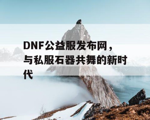 DNF公益服发布网，与私服石器共舞的新时代