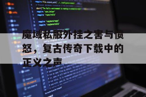 魔域私服外挂之害与愤怒，复古传奇下载中的正义之声