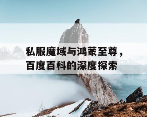 私服魔域与鸿蒙至尊，百度百科的深度探索