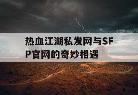 热血江湖私发网与SFP官网的奇妙相遇