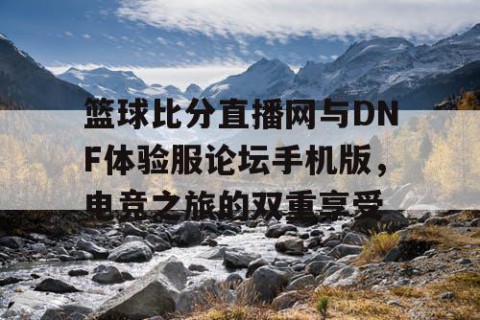 篮球比分直播网与DNF体验服论坛手机版，电竞之旅的双重享受