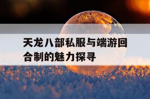 天龙八部私服与端游回合制的魅力探寻