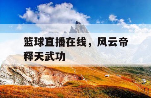 篮球直播在线,风云帝释天武功