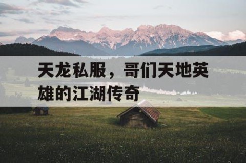 天龙私服，哥们天地英雄的江湖传奇