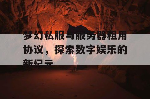 梦幻私服与服务器租用协议，探索数字娱乐的新纪元
