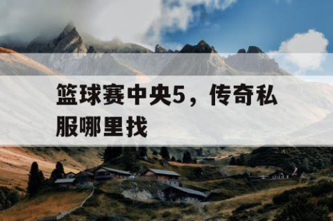 篮球赛中央5,传奇私服哪里找