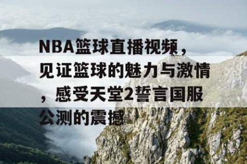 NBA篮球直播视频,见证篮球的魅力与激情,感受天堂2誓言国服公测的震撼