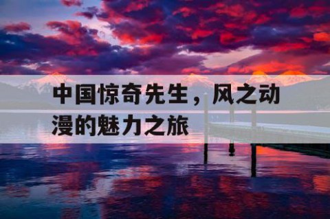 中国惊奇先生，风之动漫的魅力之旅