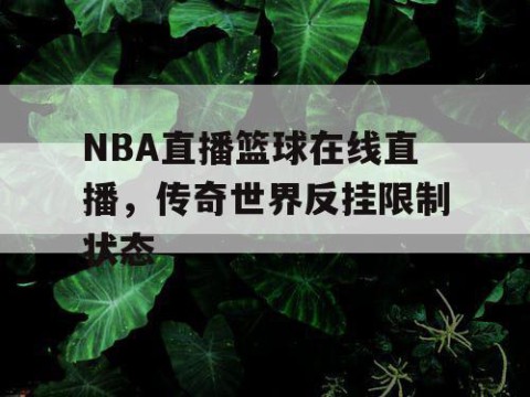 NBA直播篮球在线直播，传奇世界反挂限制状态