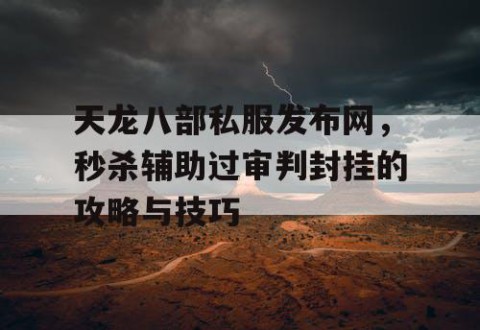 天龙八部私服发布网，秒杀辅助过审判封挂的攻略与技巧