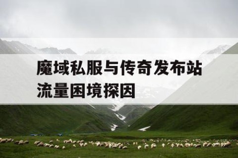 魔域私服与传奇发布站流量困境探因