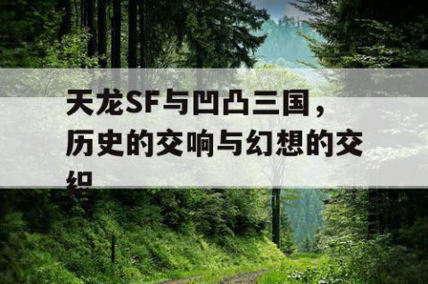 天龙SF与凹凸三国，历史的交响与幻想的交织