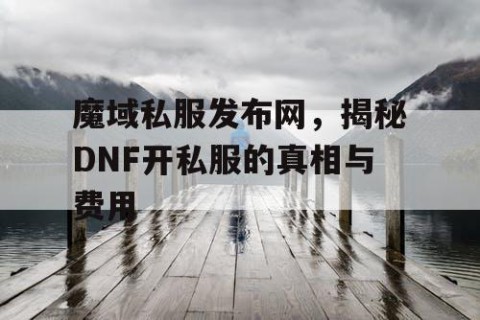 魔域私服发布网，揭秘DNF开私服的真相与费用