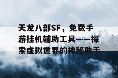 天龙八部SF，免费手游挂机辅助工具——探索虚拟世界的神秘助手