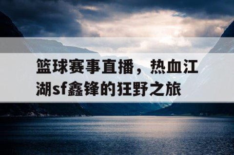 篮球赛事直播，热血江湖sf鑫锋的狂野之旅
