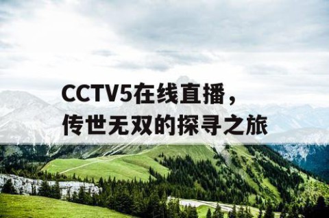CCTV5在线直播,传世无双的探寻之旅