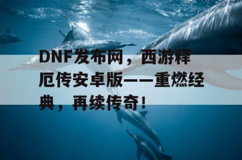 DNF发布网，西游释厄传安卓版——重燃经典，再续传奇！