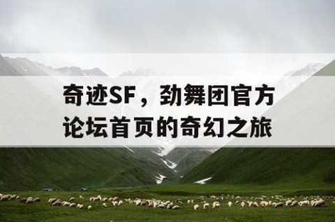 奇迹SF，劲舞团官方论坛首页的奇幻之旅