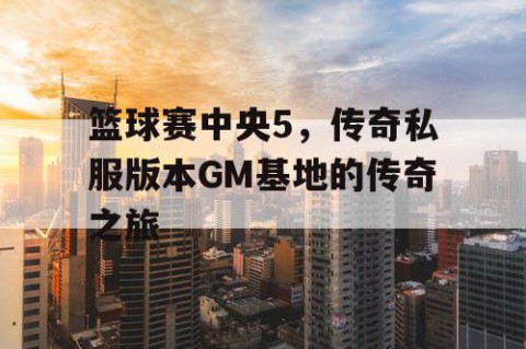 篮球赛中央5，传奇私服版本GM基地的传奇之旅