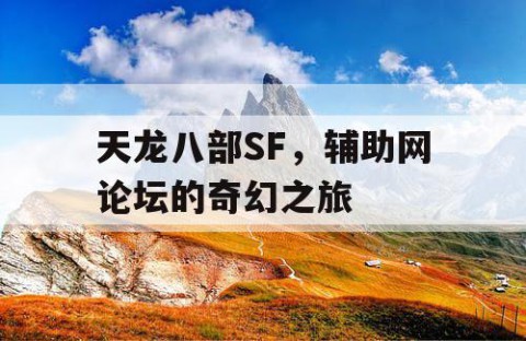 天龙八部SF，辅助网论坛的奇幻之旅