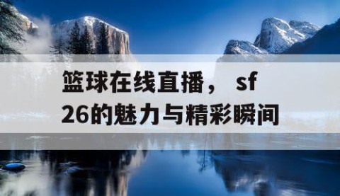 篮球在线直播， sf26的魅力与精彩瞬间
