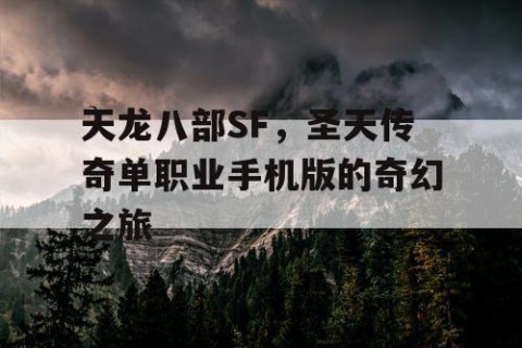 天龙八部SF，圣天传奇单职业手机版的奇幻之旅