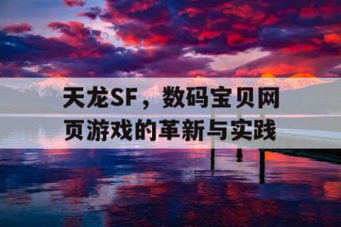 天龙SF，数码宝贝网页游戏的革新与实践