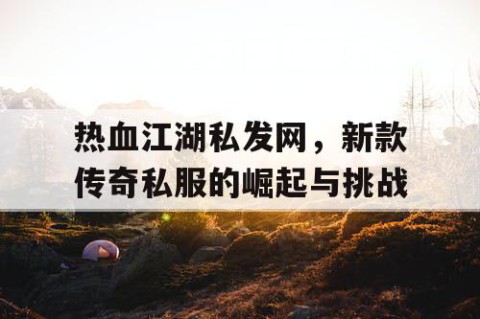 热血江湖私发网，新款传奇私服的崛起与挑战