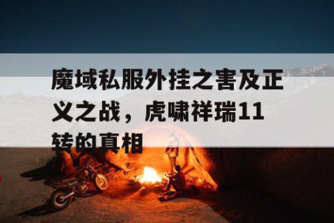 魔域私服外挂之害及正义之战，虎啸祥瑞11转的真相