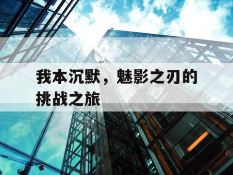 我本沉默，魅影之刃的挑战之旅