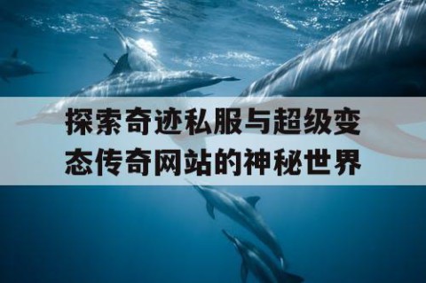 探索奇迹私服与超级变态传奇网站的神秘世界